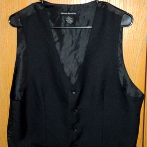 Mens large dress vest Michael Brandon